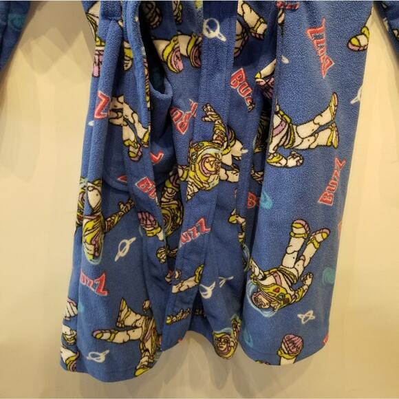 Disney Buzz Boy's Blue Robe Size L ( 8-10) - Picture 7 of 10